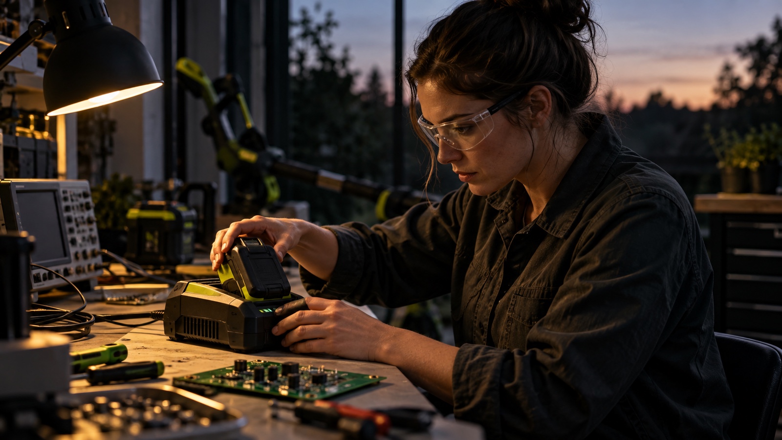 Symbolbild zur Case Study Husqvarna: Elektrifizierung von Ladetechnik